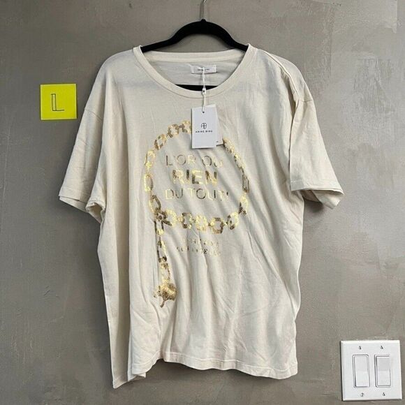 ANINE BING Ringo Tee Gold - Picture 7 of 8